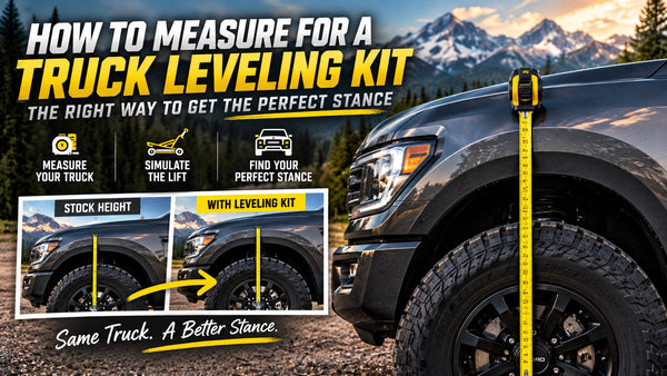 How to Measure for a Truck Leveling Kit: The Right Way to Get the Perfect Stance
